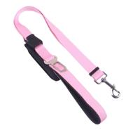 Nobleza Honden autogordel met handvat - Roze - Lengte verstelbaar - thumbnail