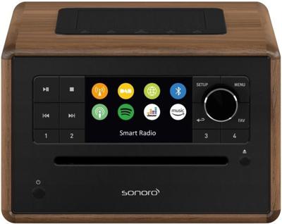 Sonoro Elite X -SO 911 Internet Radio met CD-Speler - Antraciet/Walnoot