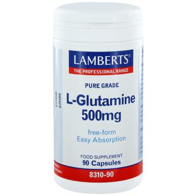 Lamberts L-Glutamine 500mg 90 Vegetarische capsules Lamberts L-Glutamine 500mg 90 Vegetarische capsules