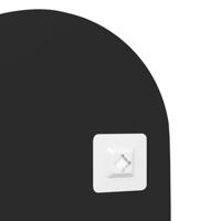 VidaXL Wandspiegel 30x70 cm ovaal glas - thumbnail