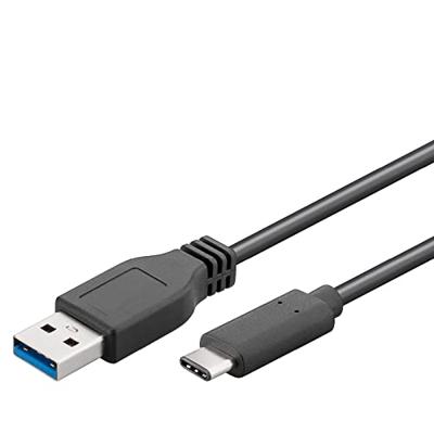 USB 3.2 GEN 1 (USB3.0) Aansluitkabel - USB-C naar USB-A - 5Gbit/s - USB adapter - OTG kabel - 3m - Zwart