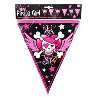 Folat BV Pirate girl vlaggenlijn, 6mtr. - thumbnail