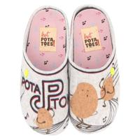 Hot potatoes Pantoffels Lingenar 64655 Grijs-34 maat 34 - thumbnail