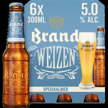 Brand Weizen Bier Fles 6 x 300ml bij Jumbo