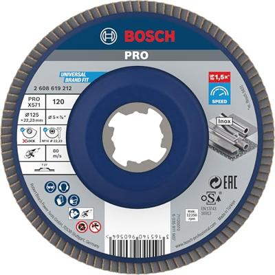 Bosch Accessories 2608619212 Lamellenschuurschijf Diameter 125 mm Korrelgrootte (num)=120 1 stuk(s) Bosch Accessories 2608619212 Lamellenschuurschijf Diameter 125 mm Korrelgrootte (num)=120 1 stuk(s)