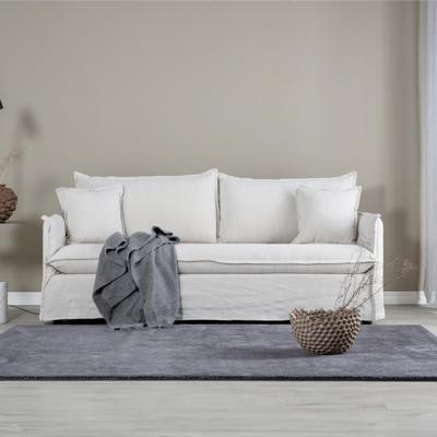 Nohr 3-zits Bank 'Elden' 200cm, Linnen, kleur Beige Nohr 3-zits Bank 'Elden' 200cm, Linnen, kleur Beige