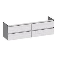 Brauer Joy Edge - Onderkast - 160 cm - met 4 Softclose Lades Greeploos en 2 Sifon Uitsparingen - Forest Seashell - thumbnail