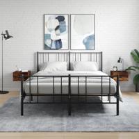 Nachtkastjes 2 st wandgemonteerd 35x35x20 cm gerookt eikenkleur - thumbnail