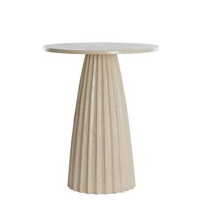 Light & Living Ronde Bijzettafel 'Veglia' 45cm, kleur Zand