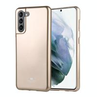 Voor Samsung Galaxy S21+ 5G GOOSPERY JELLY Volledige dekking Soft case(Goud) - thumbnail