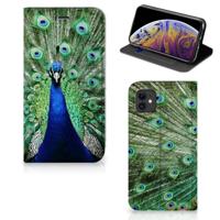 Apple iPhone 11 | Hoesje maken | Pauw - thumbnail