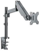 Manhattan 461580 Tafelbeugel voor monitor Aantal monteerbare displays: 1 Display(s) 43,2 cm (17) - 81,3 cm (32) Zwart Draaibaar, In hoogte verstelbaar, - thumbnail