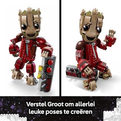 LEGO Marvel Groot in Ravager jumpsuit 76341