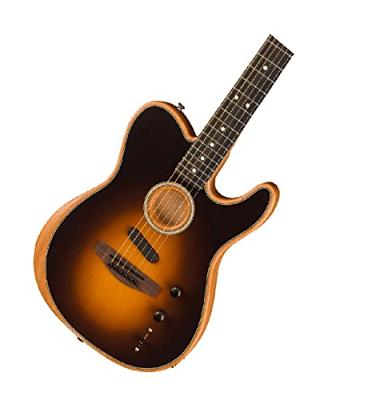 Fender Acoustasonic Player Telecaster Shadow Burst met gigbag