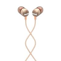 Marley Smile Jamaica In-Ear Oortjes – Oordopjes met 1-Knop Microfoon Bediening, Ruis Isolerend ontwerp 9.2mm Driver, Oordopjes Inbegrepen in 2 Maten voor Langdurig Comfort, Knoopvrij Draad - Koper - thumbnail