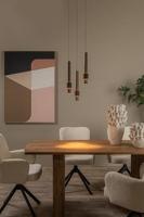 Lucide MARGARY - Hanglamp - Ø 28 cm - LED Dimb. - 3x4W 2700K - Koffie - thumbnail