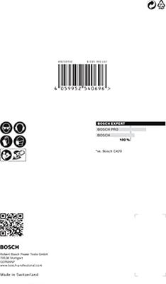 Bosch Accessoires Expert M480 schuurnet voor deltaschuurmachines 100 x 150 mm, K240 - 10 stuk(s) - 2608900731