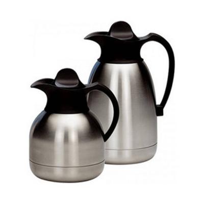 Isoleerkan RVS zwarte schroefdop 1,5L