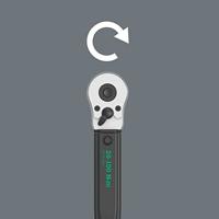 Wera Click-Torque B 2 draaimomentsleutel met omschakelratel, 3/8 duim, 20 - 100 Nm - 1 stuk(s) - 05075611001 - thumbnail
