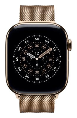 Apple Watch Band - Milanees bandje - 46 mm - Goud - S/M