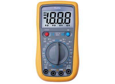 Profile Digitale Multimeter Semi Pro - 600V Profile Digitale Multimeter Semi Pro - 600V