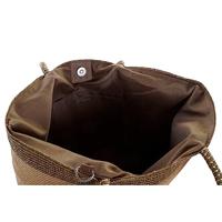 Strandtas DKD Home Decor Bruin Groen Beige Munt Vezel 43 x 10 x 28 cm (2 Stuks) - thumbnail