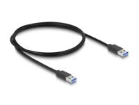 DeLOCK externe 3-poort usb-hub met borgschroef (zwart) - thumbnail