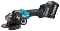 Makita GA026GM201 40V Max Haakse Slijper 125mm 2x4,0Ah Accu met Lader in Mbox - thumbnail