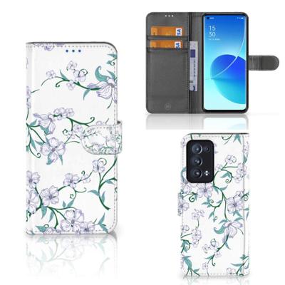 OPPO Reno 6 Pro Plus 5G Uniek Hoesje Blossom White OPPO Reno 6 Pro Plus 5G Uniek Hoesje Blossom White