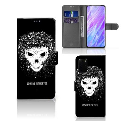 Telefoonhoesje met Naam Samsung Galaxy S20 Plus Skull Hair Telefoonhoesje met Naam Samsung Galaxy S20 Plus Skull Hair