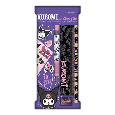 Sanrio Stationery Set 6-Pack Kuromi
