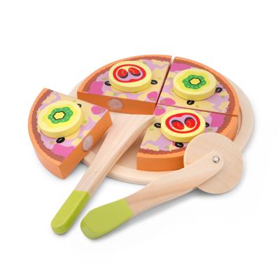 New Classic Toys houten groentenpizza snijset