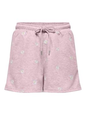 Only Onlluna Bermuda Short S Ub Swt 15371343 Korte Broeken 5044412 Pale Lilac Smal Ditsy Cloud