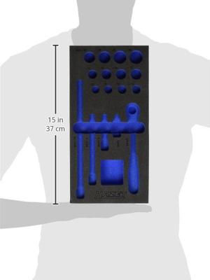 HAZET 2-componenten zachschuiminleg 163-181L · L x B: 342 mm x 172 mm HAZET 2-componenten zachschuiminleg 163-181L · L x B: 342 mm x 172 mm