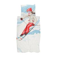 Snurk Ski Girl dekbedovertrek - thumbnail