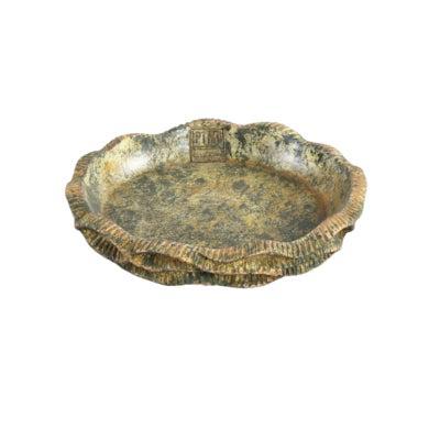 PTMD schaal waves bruin laag s 25 cm | 12 stuks