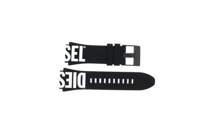 Horlogeband Diesel DZ4654 Nylon/perlon Zwart 24mm