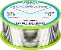 Felder ISO-Core Clear Sn100Ni+ Soldeertin Spoel Sn99,25Cu0,7Ni0,05 0.250 kg 0.5 mm - thumbnail