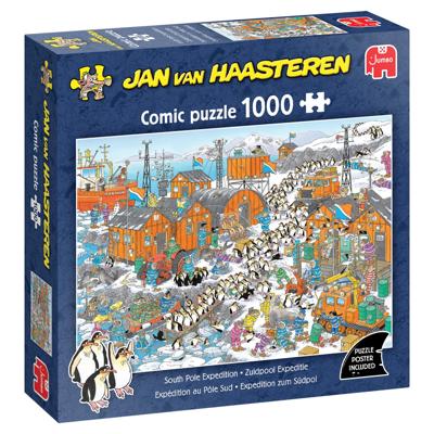 Jumbo Jan van haasteren legpuzzel - zuidpool expeditie, 1000st.