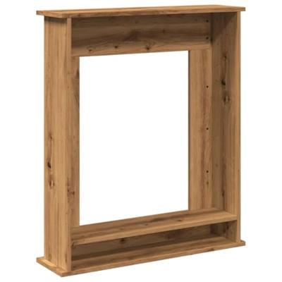 Haardombouw 75x20x87,5 cm bewerkt hout artisanaal eikenkleurig