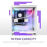 NZXT H7 Flow (2024) RGB wit - thumbnail