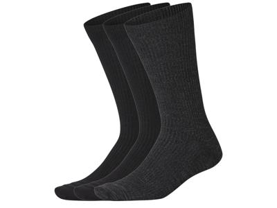 esmara 3 Paar thermosokken (Zwart/antraciet, 43-46)