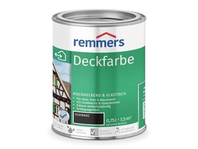 Remmers Tuinhuis Beits Color - Inhoud: 0,75ltr, Kleur: Zwart Remmers Tuinhuis Beits Color - Inhoud: 0,75ltr, Kleur: Zwart