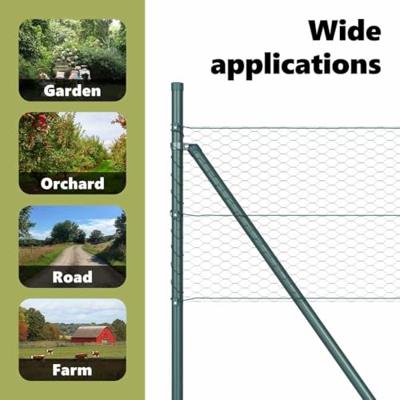 VidaXL Afrasteringspaal grijs 50 x 0,4 m (25 mm gaas) staal en pvc