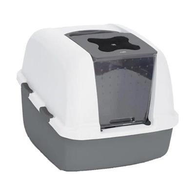 Kattenbak Catit 46 x 55 x 45 cm Met deksel Jumbo Grijs Plastic