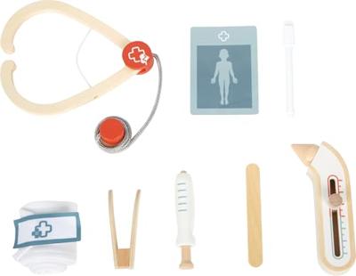 Small Foot - dokterstas speelset rood - 8dlg.