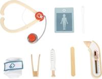 Dokterstas speelset voor kinderen small foot rood - thumbnail