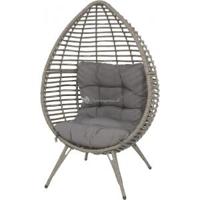 Relaxstoel Chill grijs l99b91h156 cm - thumbnail