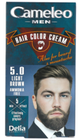 Cameleo Men Hair Color Cream 5.0 Light Brown - thumbnail