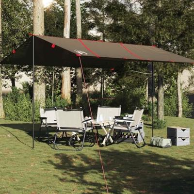 VidaXL Kampeerluifel waterdicht 451x420 cm bruin